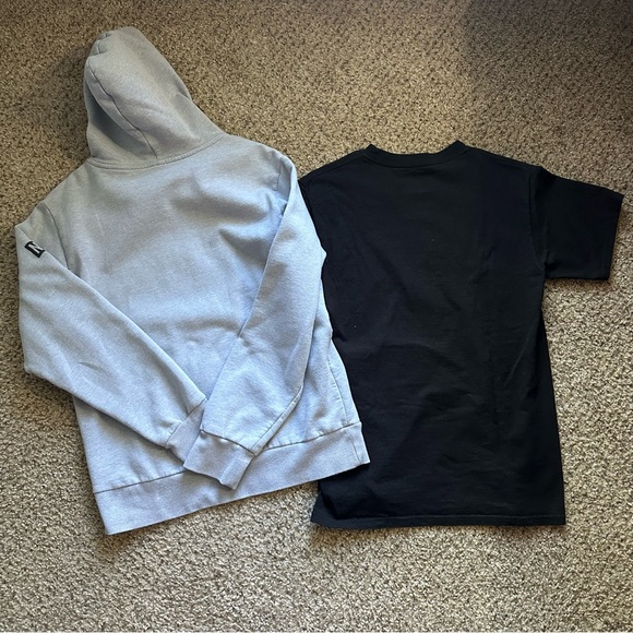 Disney Mickey Mouse Women’s Hoodie and T-Shirt Bundle - Light Gray and Black - Picture 8 of 8